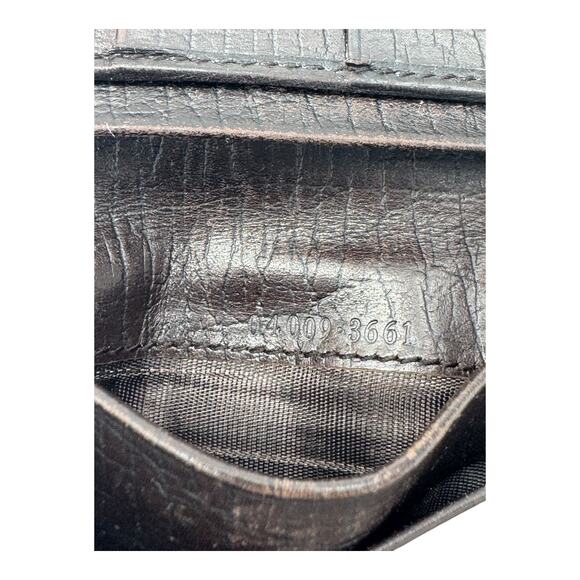 🔴 Gucci Pocket Organizer Wallet - Raffia with Web - Picture 7 of 9